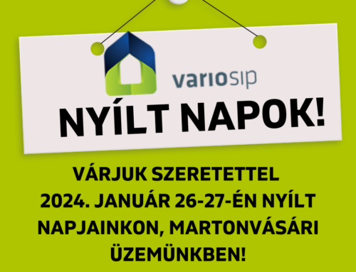 Nyílt napokat tartunk üzemünkben!
